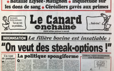N° 4178 du Canard Enchaîné –  22 Novembre 2000