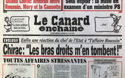 N° 4180 du Canard Enchaîné –  6 Décembre 2000