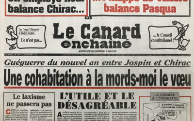 N° 4184 du Canard Enchaîné –  3 Janvier 2001