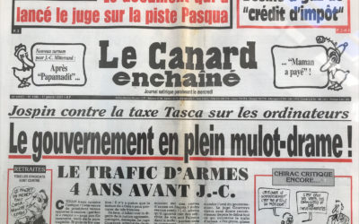 N° 4186 du Canard Enchaîné –  17 Janvier 2001