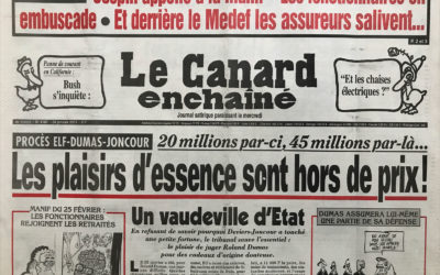 N° 4187 du Canard Enchaîné –  24 Janvier 2001