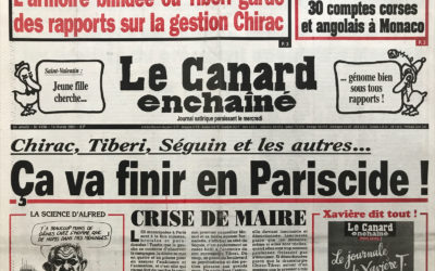 N° 4190 du Canard Enchaîné –  14 Février 2001