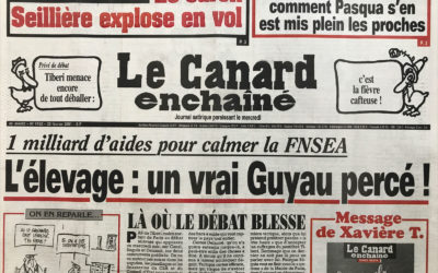 N° 4192 du Canard Enchaîné –  28 Février 2001