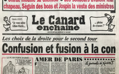 N° 4194 du Canard Enchaîné –  14 Mars 2001