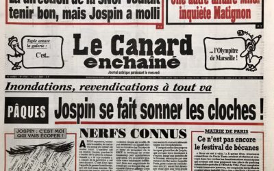 N° 4198 du Canard Enchaîné –  11 Avril 2001
