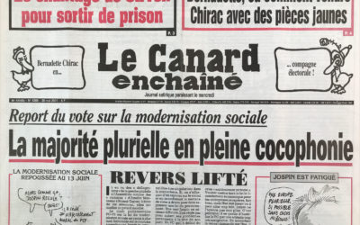 N° 4205 du Canard Enchaîné –  30 Mai 2001