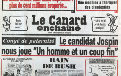 N° 4207 du Canard Enchaîné –  13 Juin 2001