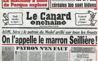 N° 4208 du Canard Enchaîné –  20 Juin 2001