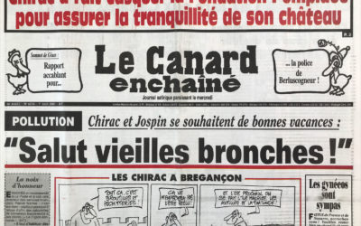 N° 4214 du Canard Enchaîné –  1 Août 2001