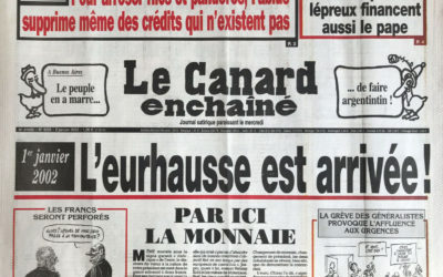 N° 4236 du Canard Enchaîné –  2 Janvier 2002