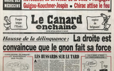 N° 4240 du Canard Enchaîné –  30 Janvier 2002
