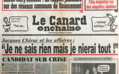 N° 4242 du Canard Enchaîné –  13 Février 2002
