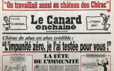 N° 4243 du Canard Enchaîné –  20 Février 2002