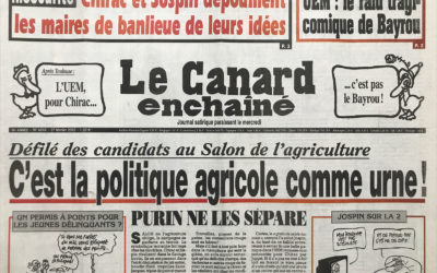 N° 4244 du Canard Enchaîné –  27 Février 2002