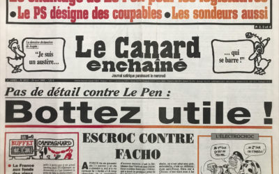 N° 4252 du Canard Enchaîné –  24 Avril 2002