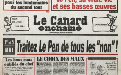 N° 4253 du Canard Enchaîné –  30 Avril 2002