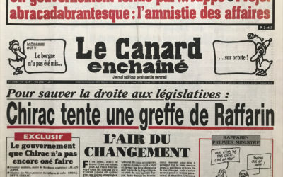 N° 4254 du Canard Enchaîné –  8 Mai 2002