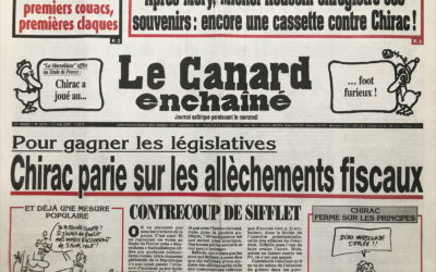 N° 4255 du Canard Enchaîné –  15 Mai 2002