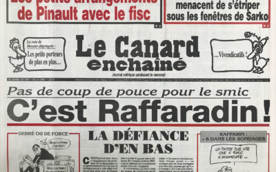 N° 4261 du Canard Enchaîné –  26 Juin 2002