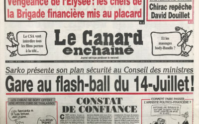 N° 4263 du Canard Enchaîné –  10 Juillet 2002
