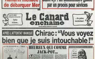N° 4264 du Canard Enchaîné –  17 Juillet 2002
