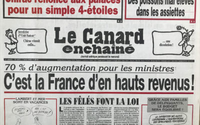 N° 4267 du Canard Enchaîné –  7 Août 2002