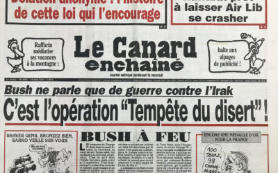 N° 4268 du Canard Enchaîné –  14 Août 2002