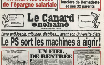 N° 4269 du Canard Enchaîné –  21 Août 2002