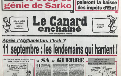 N° 4272 du Canard Enchaîné –  11 Septembre 2002