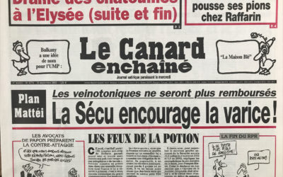 N° 4274 du Canard Enchaîné –  25 Septembre 2002