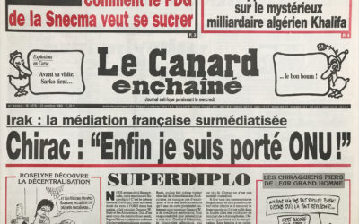 N° 4278 du Canard Enchaîné –  23 Octobre 2002