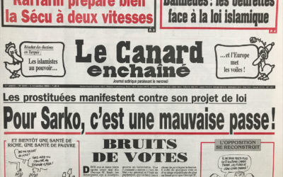 N° 4280 du Canard Enchaîné –  6 Novembre 2002