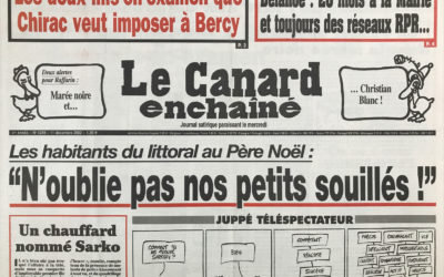 N° 4285 du Canard Enchaîné –  11 Décembre 2002
