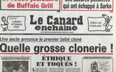 N° 4288 du Canard Enchaîné –  31 Décembre 2002