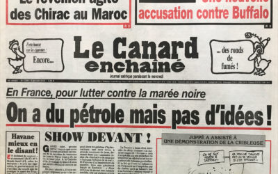 N° 4289 du Canard Enchaîné –  8 Janvier 2003