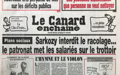 N° 4292 du Canard Enchaîné –  29 Janvier 2003