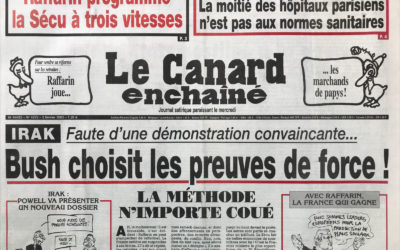 N° 4293 du Canard Enchaîné –  5 Février 2003