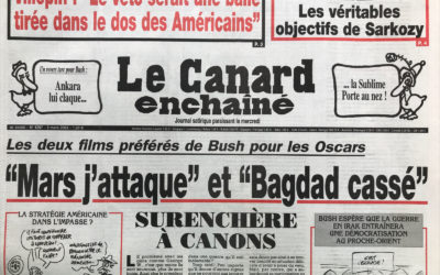 N° 4297 du Canard Enchaîné –  5 Mars 2003