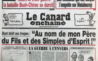 N° 4299 du Canard Enchaîné –  19 Mars 2003