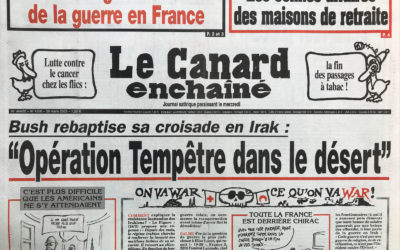 N° 4300 du Canard Enchaîné –  26 Mars 2003