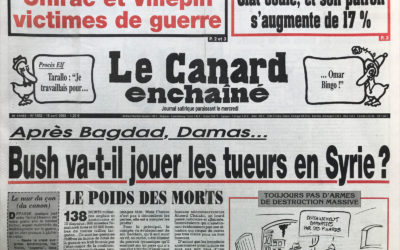 N° 4303 du Canard Enchaîné –  16 Avril 2003