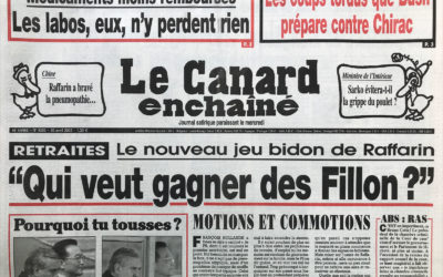 N° 4305 du Canard Enchaîné –  30 Avril 2003