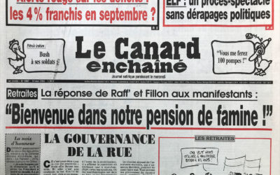N° 4307 du Canard Enchaîné –  14 Mai 2003