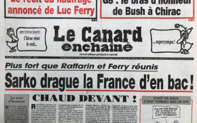 N° 4310 du Canard Enchaîné –  4 Juin 2003