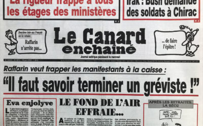 N° 4312 du Canard Enchaîné –  18 Juin 2003