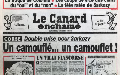 N° 4315 du Canard Enchaîné –  9 Juillet 2003