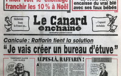 N° 4319 du Canard Enchaîné –  6 Août 2003