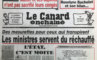 N° 4320 du Canard Enchaîné –  13 Août 2003