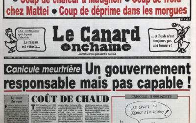 N° 4321 du Canard Enchaîné –  20 Août 2003