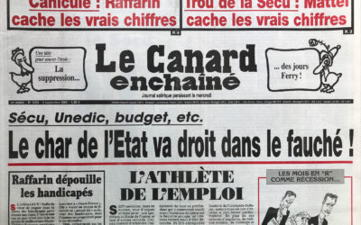N° 4323 du Canard Enchaîné –  3 Septembre 2003